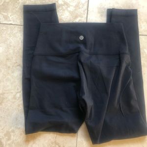 Lululemon black 7/8 legging